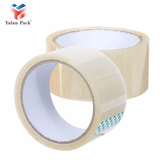 Custom Logo 40mic*48mm*95y Clear Box Sealing Shipping Packing Tape Transparent Adhesive BOPP Packing Tape
