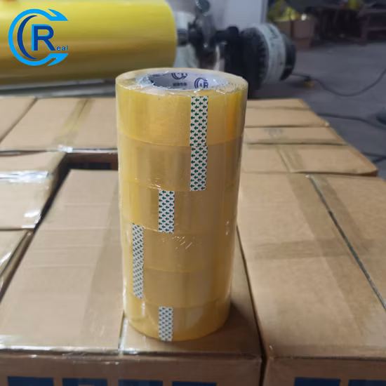 Hot Selling BOPP/OPP Clear Packing Packaging Adhesive Custom Printed Carton Sealing Roll Tape for Shipping Packaging Moving Sealing