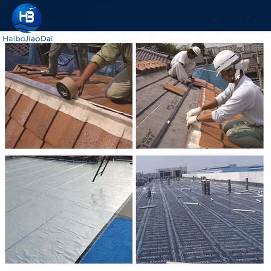 Pyongyang Roofing Material a Class Wind Proof Long Lasting Double-Sided Butyl Rubber Waterproof Tape