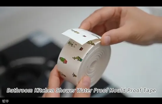 1.5inch X 11FT PE Self Adhesive Tape Caulk Strip for Bathtub/Bathroom/Shower/Toilet/Kitchen and Wall Sealing