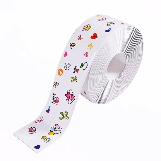 1.5inch X 11FT PE Self Adhesive Tape Caulk Strip for Bathtub/Bathroom/Shower/Toilet/Kitchen and Wall Sealing