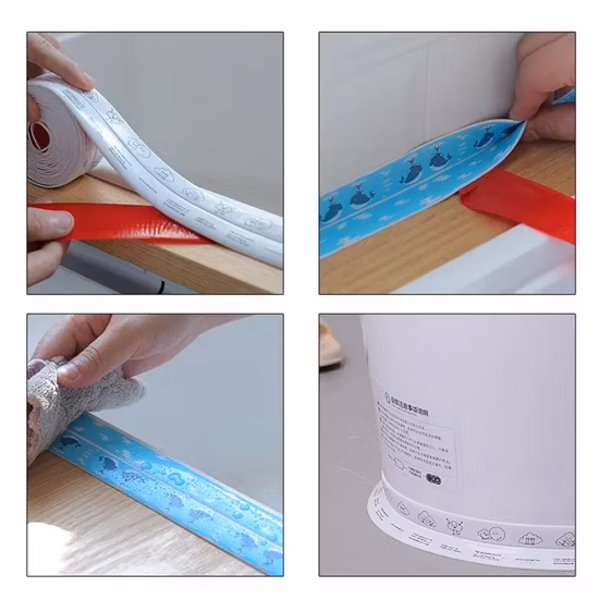 PE Butyl Caulking Sealant Glue Shower Tile Sealer Bath Caulk Trim Strip